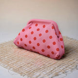 Simon polka-dot pouch: ROSE
