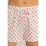 Polka Dot Drawstring Shorts