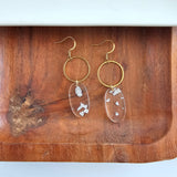 Rene Earrings - Silver Foil // Jewelry, Holiday, Christmas