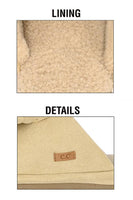 C.C Faux Suede Bow Slippers