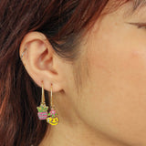 Plant Lover Earrings - Gold Gardening Statement Jewelry