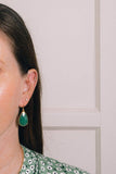 Sarotte Teardrop Earrings | Semi-Precious | 18k Gold Plating