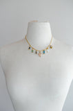 Calypso Charm Necklace: Jewel Tone