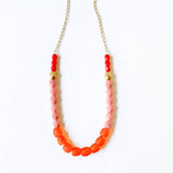 Multicolor Recycled African Glass And Mixed Bead Necklace