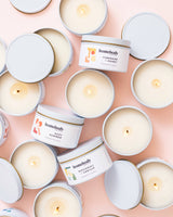 Saffron + Plum • candle tin ✸ 2023 Winter Collection
