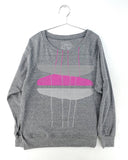 Hyper Heart Women's Tri Blend Pullover