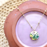 Charm Necklace Yard Flowers - Wholesale