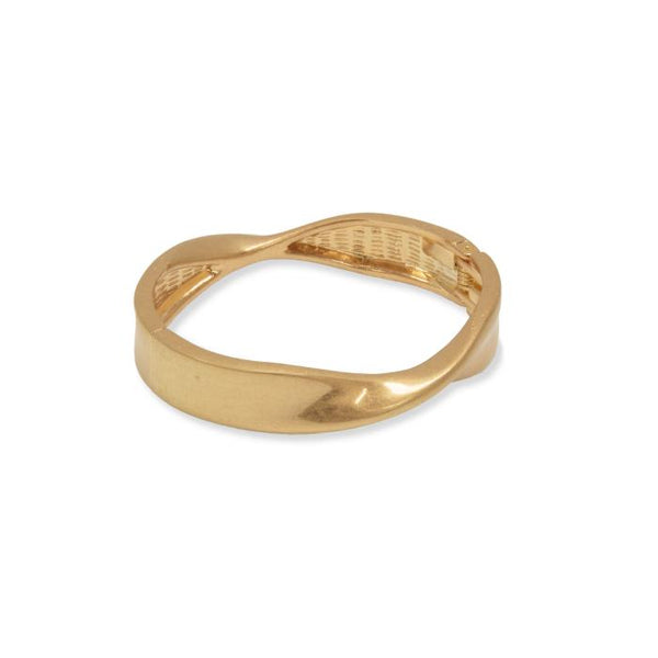 GOLD TWISTED BANGLE BRACELET