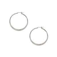 Large Flat Hoops