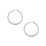 Large Flat Hoops