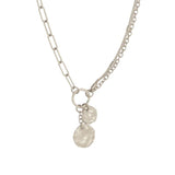 Mixed Chain Drop Pendant Necklace