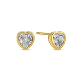 Cubic Zirconia Studs on Velvet Tag