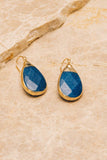 Sarotte Teardrop Earrings | Semi-Precious | 18k Gold Plating