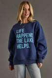 Dk. Blue Life Happens Sweatshirt