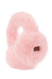 C.C Solid Long Fur Winter Ear Muff Ear Warmer