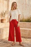 Relaxed Polka Dot Wide Leg Pants