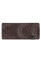 C.C All Over Clear Sequin Headwrap: Pink