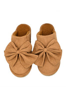 C.C Faux Suede Bow Slippers