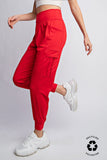 BUTTER JOGGER WITH SIDE POCKETS-5 colors
