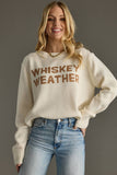 Ivory Whiskey Weather Sweater