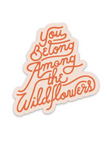 Among the wildflowers | sticker