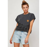 WILD HORSES DESERT  GRAPHIC CROP TOP