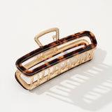 Harlow Core Rectangle Metal Claw Clip - Medium/Large