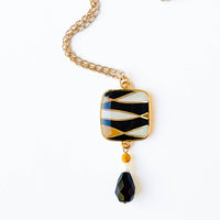 Mid-Century  Style Pendant Necklace