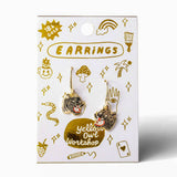Tiger & Cheetah Earrings - Kristina Micotti Gold Jewelry