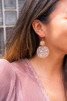 Zoey Earrings - Gold Flake // Holiday, Christmas