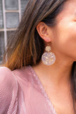 Zoey Earrings - Gold Flake // Holiday, Christmas