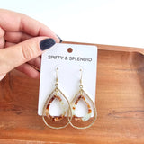 Savannah Earrings - Seafoam & Rust // Fall, Jewelry, Gifts