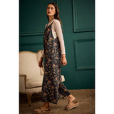 FLORAL PRINT WIDE LEG LIGHTWEIGHT JUMPSUIT OVERALL