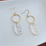 Rene Earrings - Silver Foil // Jewelry, Holiday, Christmas
