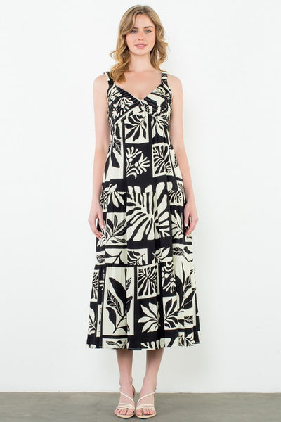 Palm maxi dress