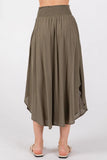 Smocked Waist Flowy Skirt - VNS16762