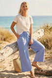 Relaxed Polka Dot Wide Leg Pants