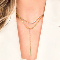 Stella Shimmer Necklace-Gold