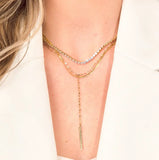 Stella Shimmer Necklace-Gold