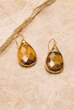 Sarotte Teardrop Earrings | Semi-Precious | 18k Gold Plating