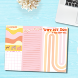 Dog Lovers Notepad (funny, gift )