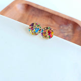 Sophie Studs - Gold Sparkle // Jewelry, Earrings, Holiday