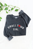 SMALL TOWN GIRL Mineral Graphic Sweatshirt