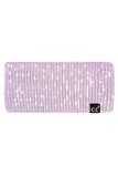 C.C All Over Clear Sequin Headwrap: Black