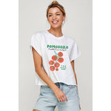 POMODORO GRAPHIC CROP TOP