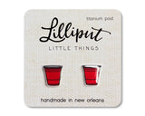 Red Party Cup Earrings // Summer Earrings // Fourth of July
