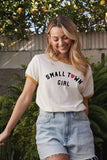 SMALL TOWN GIRL Ringer Graphic Top