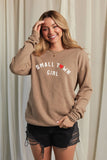 SMALL TOWN GIRL Mineral Graphic Sweatshirt
