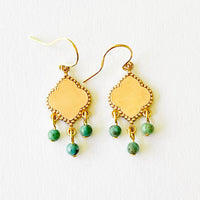 Little Turquoise Chandelier Earrings