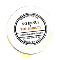 "The Barista" Coffee Blend Hand Crafted Soy Candle: 4 oz.
